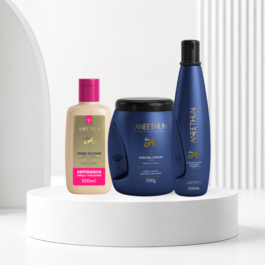 KIT HOME CARE LINHA A ANTIDANOS (3 PASSOS)