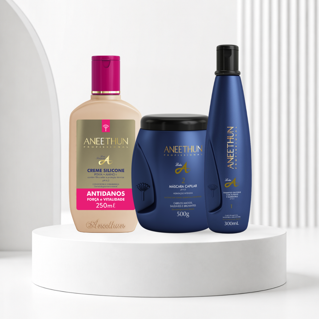 KIT HOME CARE LINHA A ANTIDANOS (3 PASSOS)