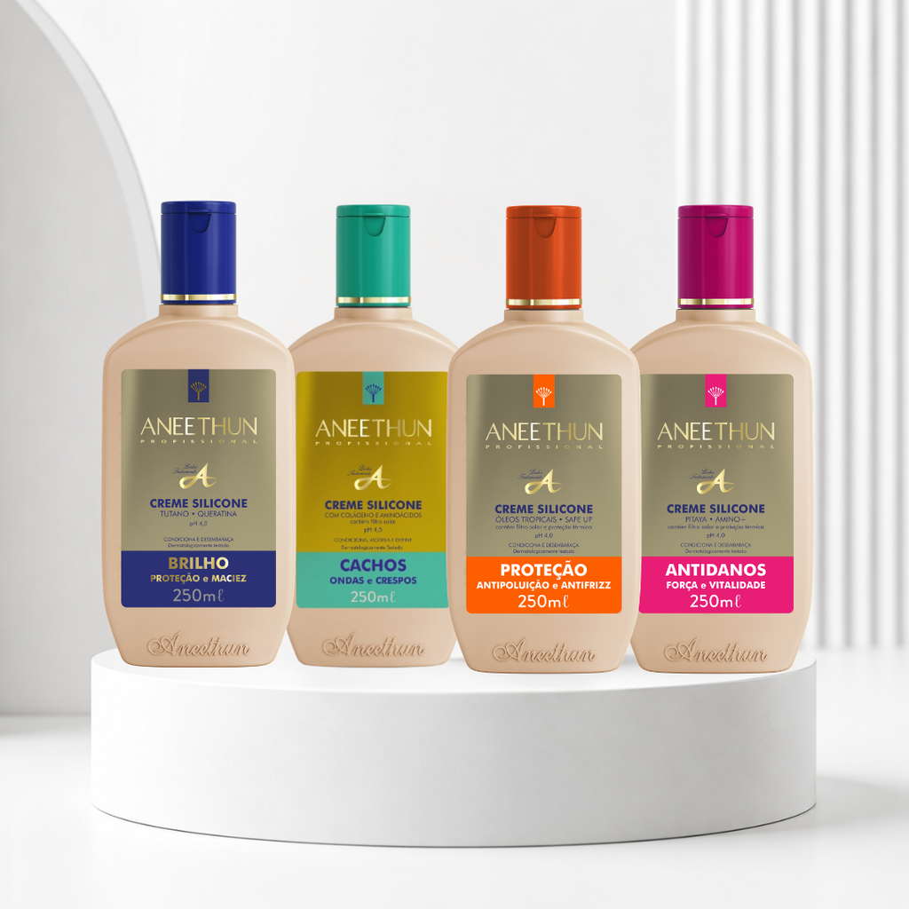 KIT CREMES DE SILICONE LINHA A - 250ML (4 UNIDADES)