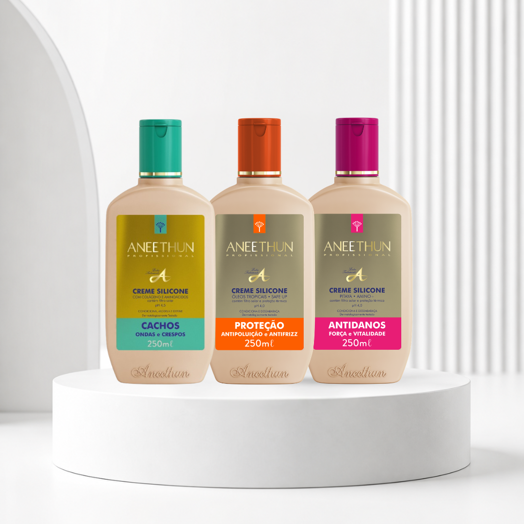 KIT CREMES DE SILICONE LINHA A - 250ML (3 UNIDADES)