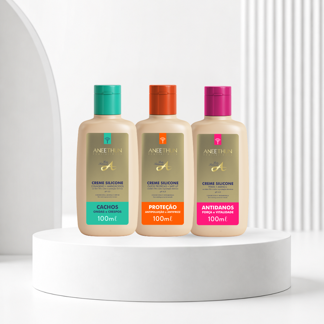KIT CREMES DE SILICONE LINHA A - 100ML (3 UNIDADES)