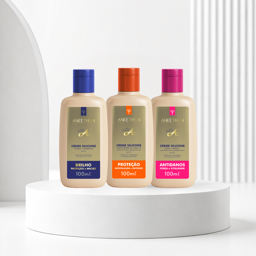 KIT CREMES DE SILICONE LINHA A - 100ML (3 UNIDADES)