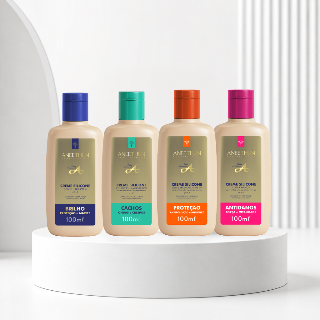 KIT CREMES DE SILICONE LINHA A - 100ML (4 UNIDADES)