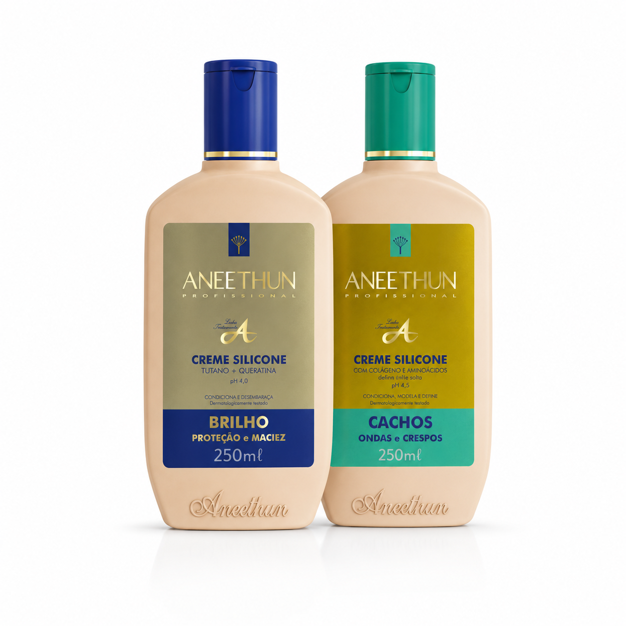 KIT CREMES DE SILICONE LINHA A - 250ML (2 UNIDADES)