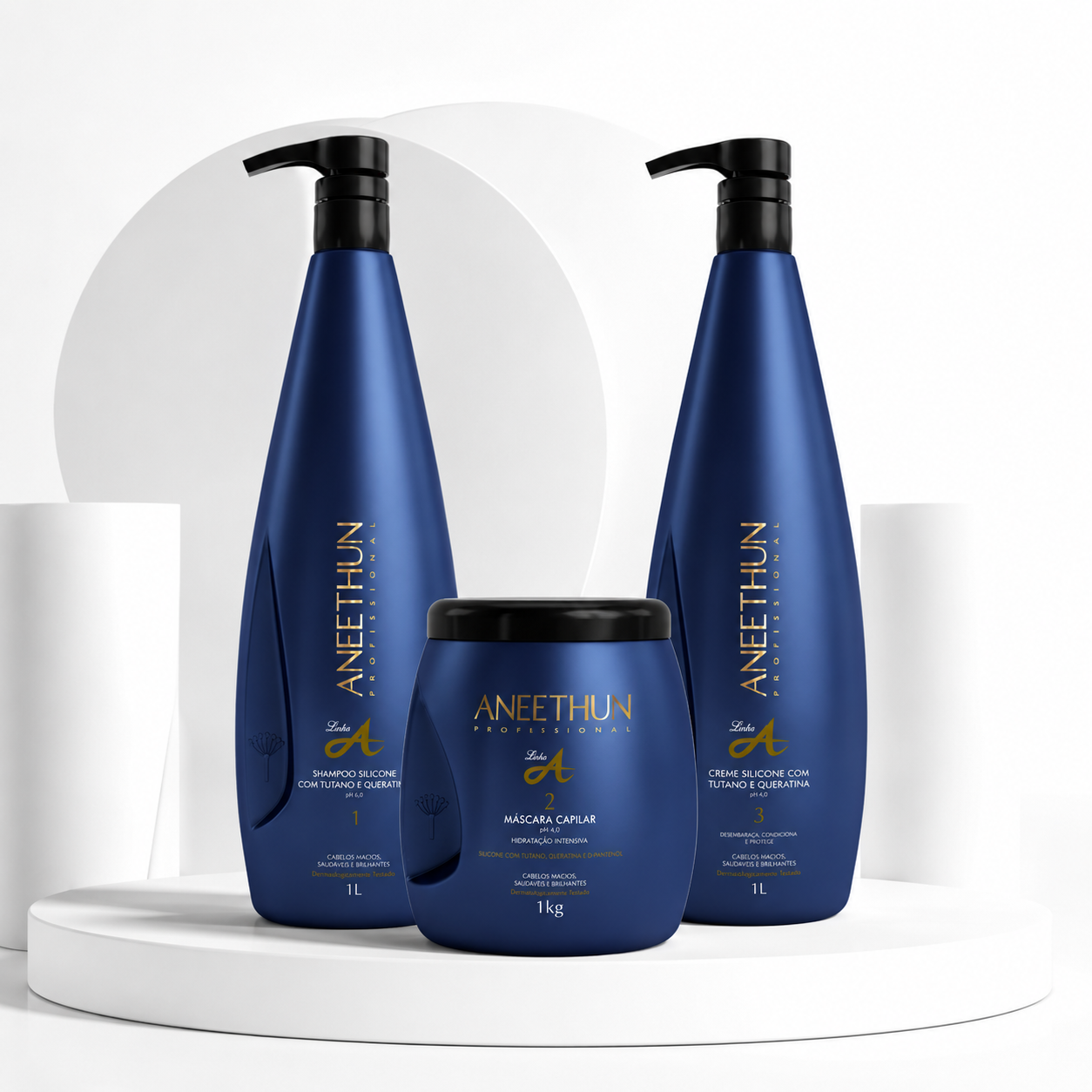 KIT PROFISSIONAL LINHA A - 1 L / 1 KG (3 PASSOS)