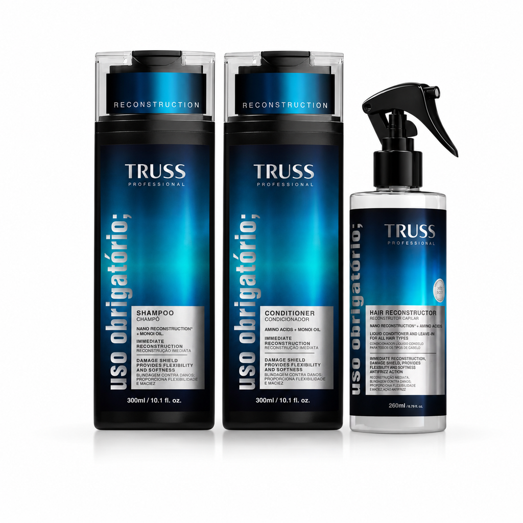 Combo Uso Obrigatório - Shampoo, Condicionador e Spray