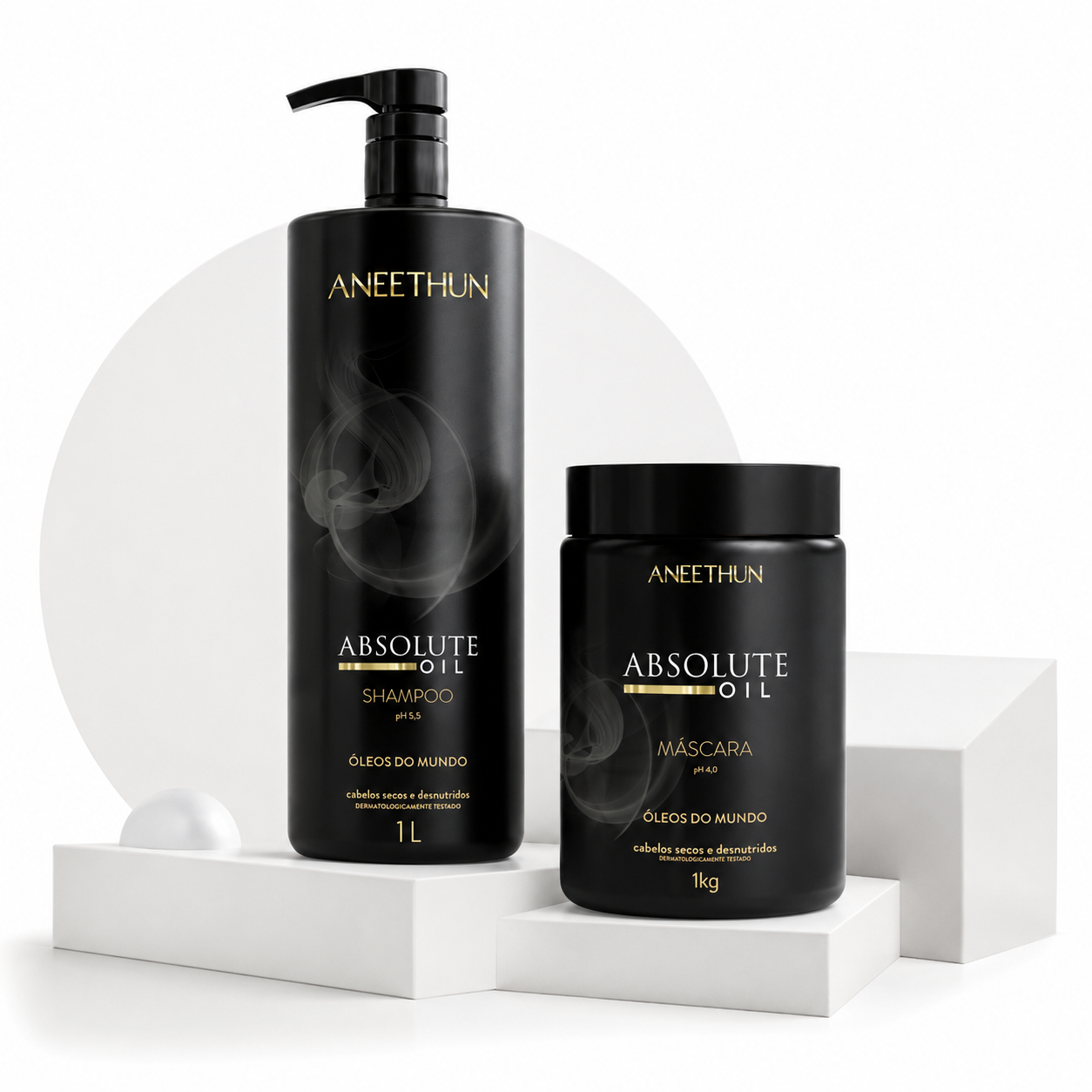 KIT PROFISSIONAL ABSOLUTE OIL - 1 L / 1 KG (2 PASSOS)