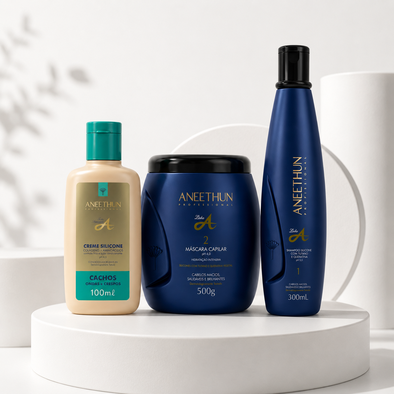 KIT HOME CARE LINHA A CACHOS (3 PASSOS)