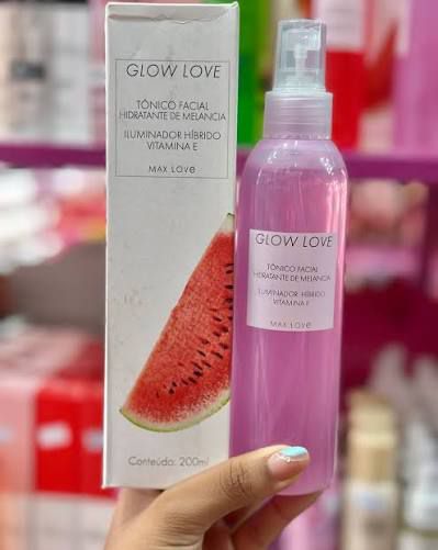 Tônico Facial Hidratante de Melancia Max Love Glow Love - 200ml