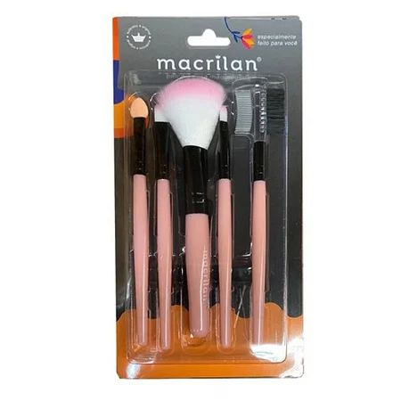 kit de Pincéis Macrilan (5 Unidades)