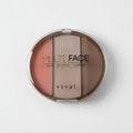 Paleta de Blush Iluminador e Contorno Multi Face Vivai