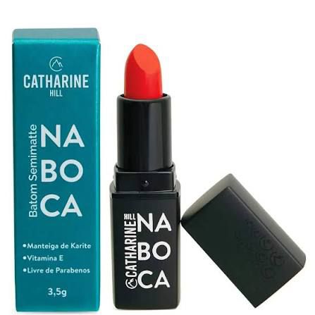 Batom Semimatte Na Boca da Catharine Hill