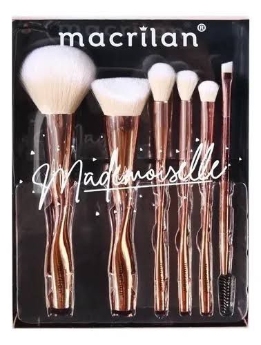 kit de Pincéis Mademoiselle Macrilan (6 Unidades)
